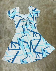 Vestido Short Praiano estampado Doralice Praia Fitness
