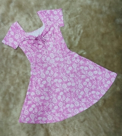 Vestido Short Praiano estampado Iris Praia Fitness
