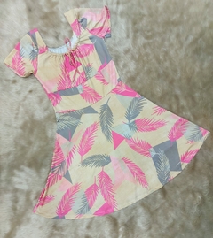 Vestido Short Praiano Nádia Moda Praia Evangélica