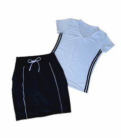 Short Saia Reta Preta Anelice Plus Size Fitness Evangelica