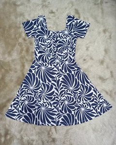 Vestido Short Praiano estampado Maely Praia Fitness
