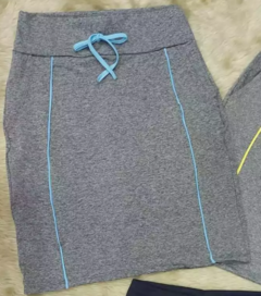 Short Saia Reta tecido Cinza Anelice Fitness Evangelica