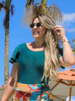Maiô Cavado Manga Flare Cinara - loja online