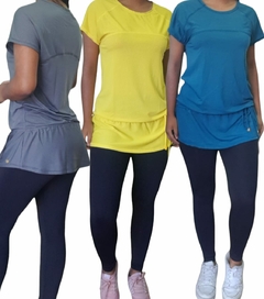 Blusa Dryfit manga curta Amarração na Cintura Ketelyn