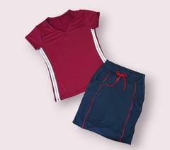 Short Saia Reta Preta Anelice Plus Size Fitness Evangelica - Leidi LookFit
