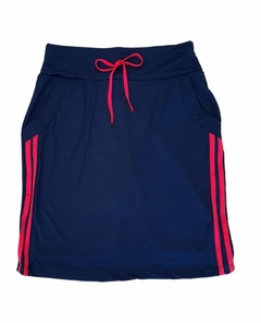 Short Saia Reta cor Marinho Pilar Fitness Evangélica