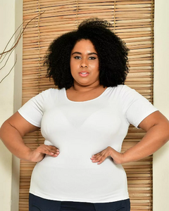 Blusa manga Curta Poliamida - comprar online