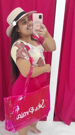 Bolsa de Praia Transparente Sol & Praia - comprar online