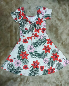 Vestido Short Praiano estampado Nalva Praia Fitness