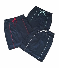 Short Saia Reta Preta Anelice Plus Size Fitness Evangelica - comprar online