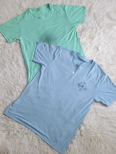 Camiseta fina Masculina Esportiva de Poliamida crepe Rafael