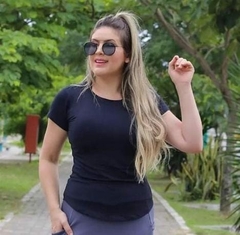 Baby Look manga curta Poliamida Emily - loja online