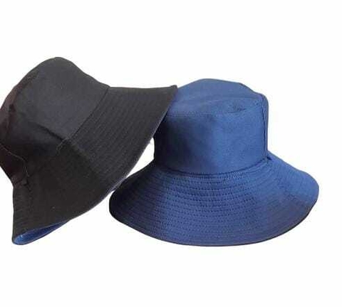 Chapéu Bucket Dupla face Marinho e Preta