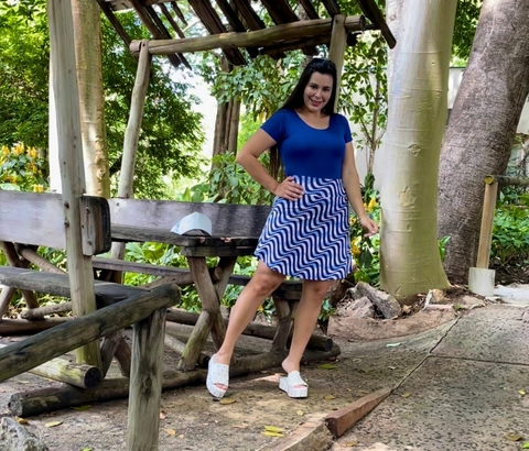 Conjunto Piscina Ayla Maiô com Short Moda Praia