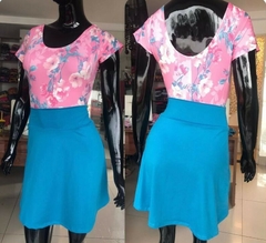 Conjunto Piscina Janaina Maiô com Short Moda Praia