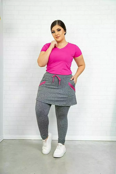 Saia Evasê Calça Comprida Lilie