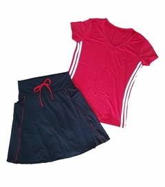 Short Saia Evasê Tecido Preto Ariane Fitness Evangélica - comprar online