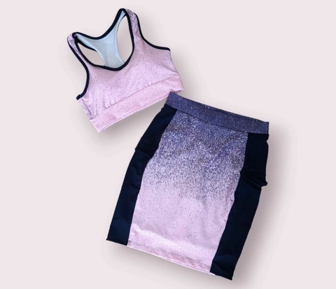 Saia Short Reta Estampada Margarida - comprar online