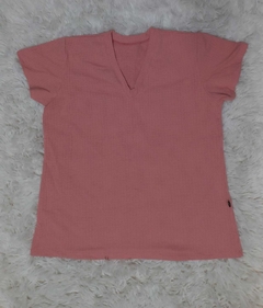 Baby Look manga curta Poliamida gola V Meire - comprar online