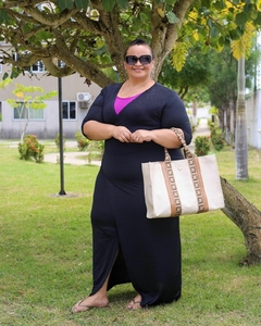 Vestido Saída De Praia Longo Karolyne Plus Size