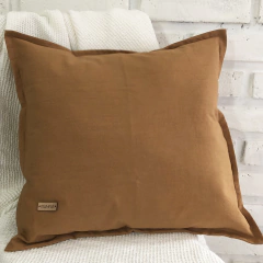 FUNDA PRAGA EN TUSOR DE 40 x 40 CANELA - comprar online