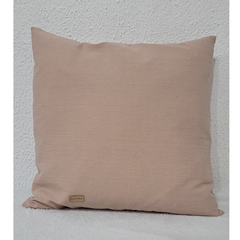 ALMOHADON PRAGA EN TUSOR DE 45 x 45 ROSA VIEJO