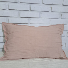 ALMOHADON PRAGA EN TUSOR DE 60 x 90 ROSA VIEJO