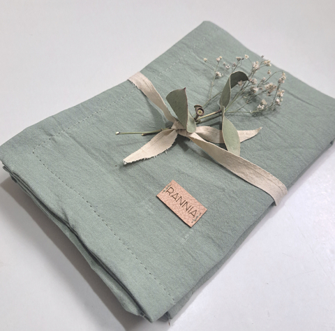 FUNDA PRAGA EN TUSOR DE 40 x 60 VERDE - comprar online