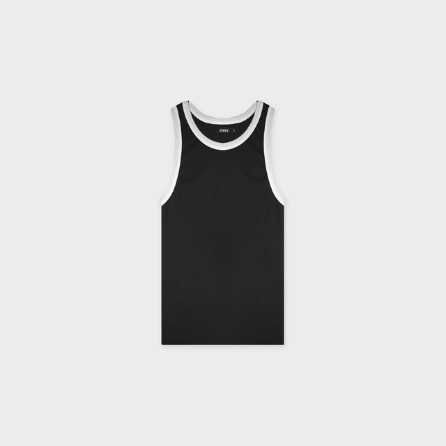 Musculosa (Waffle) Negra thumbnail 2