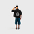 CAMISA BOXY (ENGINEERING) NEGRA - STEEZ™