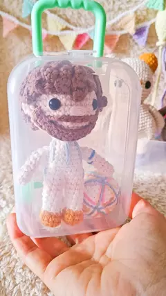 Minis Sobre Ruedas - Amigurumis con lunchera - Tejidos Lepetit