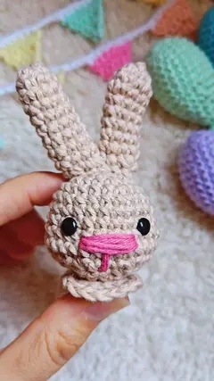 Títere de dedo - Conejo