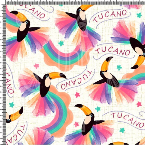 Tucano e Arco íris - menor - comprar online