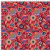 Floral fundo vermelho coral