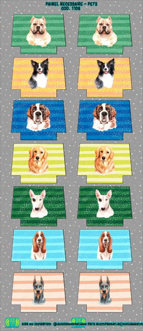 Painel Necessaire - Dog II