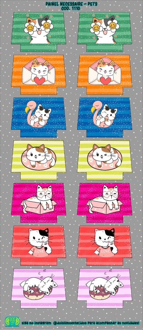 Painel Necessaire - Gatinhos II