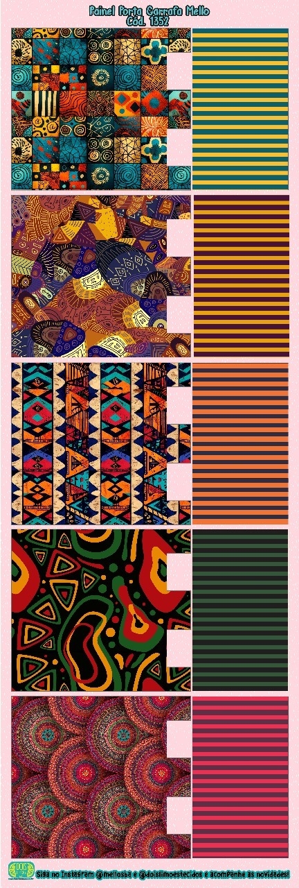 Painel Porta Garrafa Afro