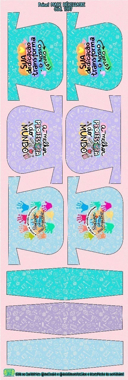 Painel Maxi Necessaire - Dia dos Professores