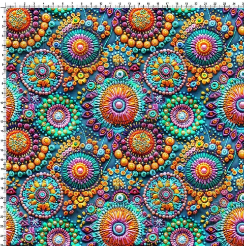 Mandalas efeito miçangas