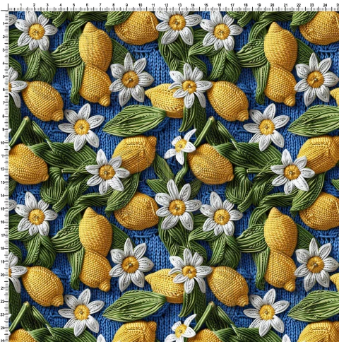 Limões Sicilianos fundo azul