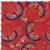 Araras Coloridas - Fundo vermelho - comprar online