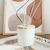 Difusor de Vidrio Blanco Mate + Varillas (320 Ml.) - DECODESIGN MAYORISTA