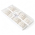 Set x 8 Velas Peonias (Color Blanco)