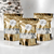 Set x 3 Velas Copos De Nieve (Oro) - comprar online