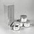 The Candle Box: Set x 4 Velas Aromáticas - Aluminio. Gris. - comprar online