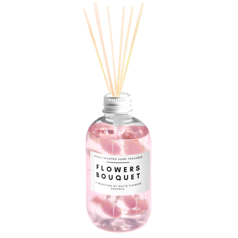 Repuesto Difusor Aromático con Ramos Preservados + Varillas de Madera (250 Ml.) Elegí tu Esencia