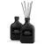 Repuesto Difusor Vidrio Aromático + Varillas de Madera (200 Ml.) Negro. Elegí tu Esencia. - DECODESIGN MAYORISTA