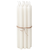 Set x 10 Velas Largas Lisas (Blancas)