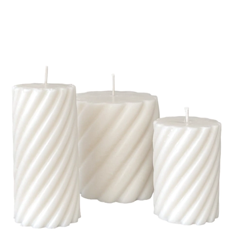 Set x 3 Velas Torneadas - comprar online