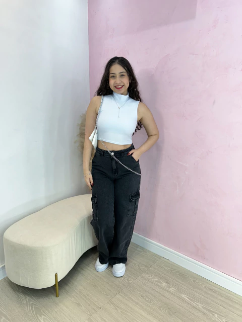 Wide leg Aline Estonada - comprar online